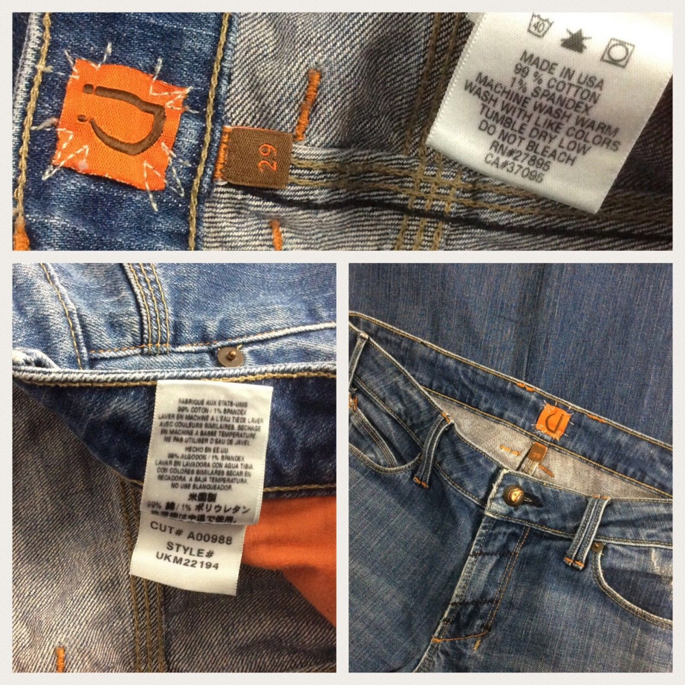 🦋"U" LowRise Bootcut Distress Medium Wash Jeans - Picture 8 of 8
